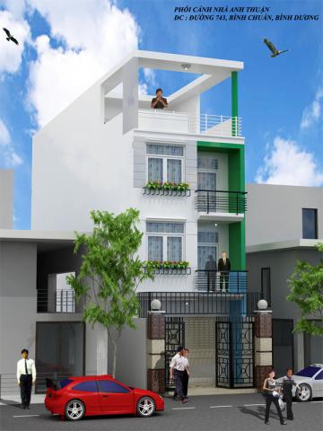 Thiết kế nhà phố tại Bình Dương