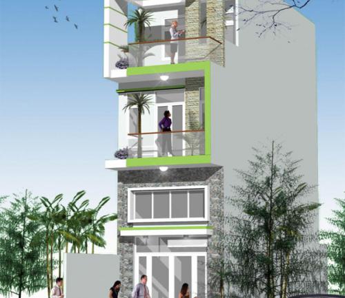 Thiết kế nhà phố tại Thủ Đức