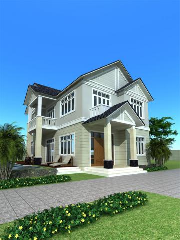 Thiết kế nhà phố Bình Dương